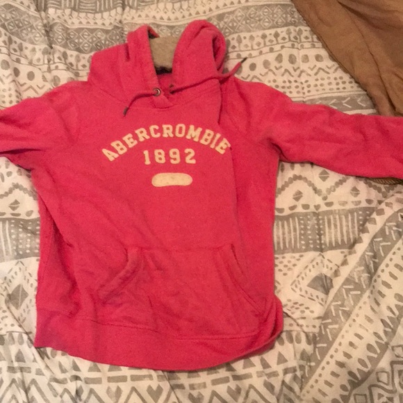 Abercrombie & Fitch Tops Pink Abercrombie Hoodie Poshmark